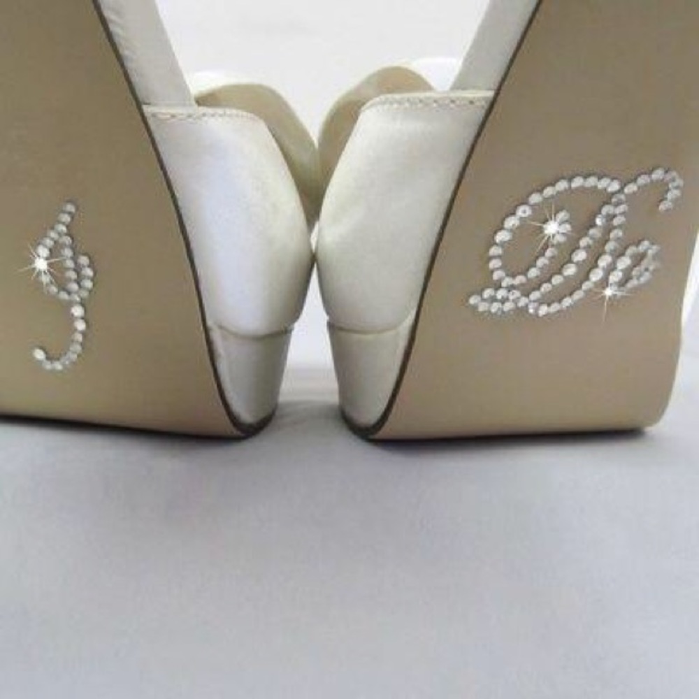 Custom wedding heels